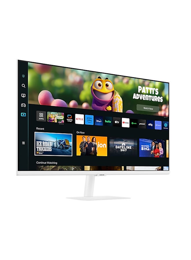 Samsung - 32 Inch FHD Smart Monitor M5 With HDMI, USB Hub, 4ms, Ultrawide Game View, Adaptive Sound, Wifi5, Bluetooth, 32CM50 White - Image 1