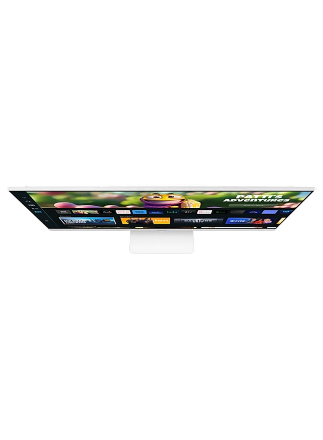 Samsung - 32 Inch FHD Smart Monitor M5 With HDMI, USB Hub, 4ms, Ultrawide Game View, Adaptive Sound, Wifi5, Bluetooth, 32CM50 White - Image 1