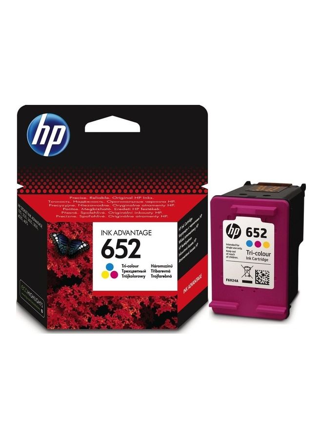 HP Set Of Pack 2 652 Original Ink Cartridge Set Black & ( Tri Color)  - Image 2