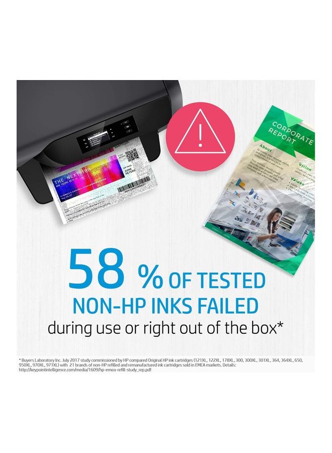 HP Set Of Pack 2 652 Original Ink Cartridge Set Black & ( Tri Color)  - Image 5