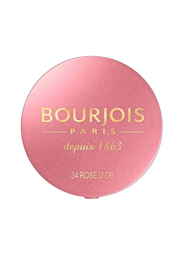 BOURJOIS PARIS - Little Round Pot Blusher 2.5 g 34 Rose D'or - Image 1
