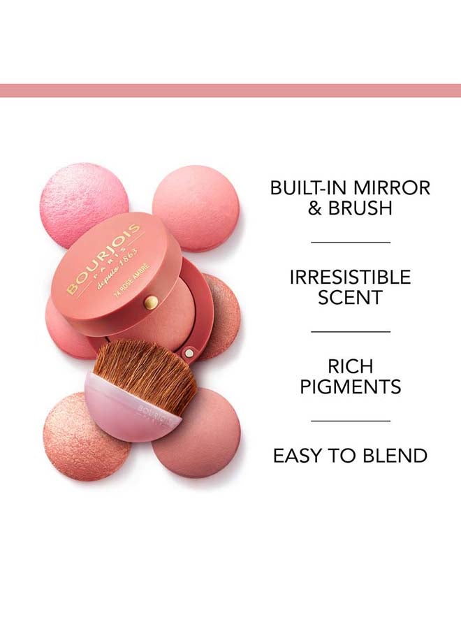 BOURJOIS PARIS - Little Round Pot Blusher 2.5 g 34 Rose D'or - Image 1