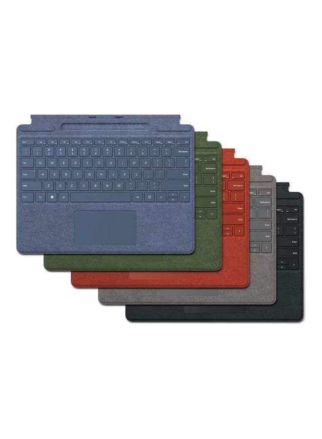 Microsoft - Surface Pro 9, 8 or X - Signature Type Cover Sapphire - Image 1