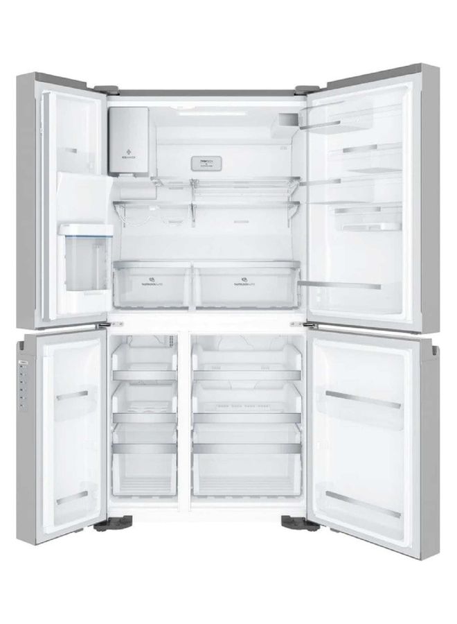 الكترولوكس Electrolux 680L French Door Refrigerator Inverter Compressor, TasteGuard, FlexStor, QuickFreeze & Egg Tray for Fresh and Flexible Storage – EQE6879SA EQE6879SA Silver - Image 2