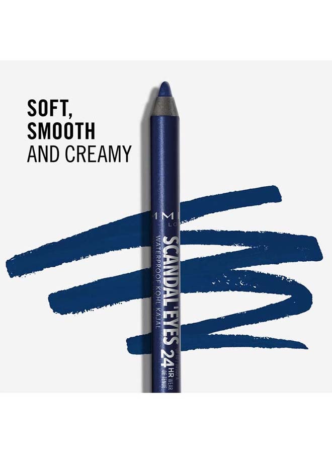 RIMMEL LONDON - Scandaleyes Waterproof Kohl Kajal Eyeliner , 1.3 g 008 Blue - Image 1