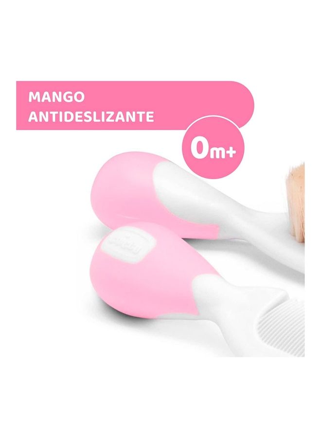 شيكو فرشاة ومشط ، وردي - Image 5