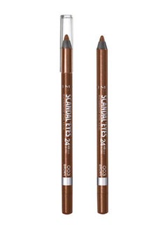 RIMMEL LONDON Scandal'Eyes Waterproof Kohl Kajal Pencil Eyeliner – 003 –Brown  - Image 3