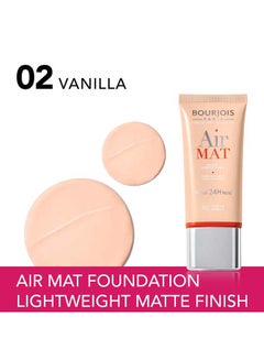 BOURJOIS PARIS Air Mat 24H Foundation 30 ml 02 Vanilla  - Image 3
