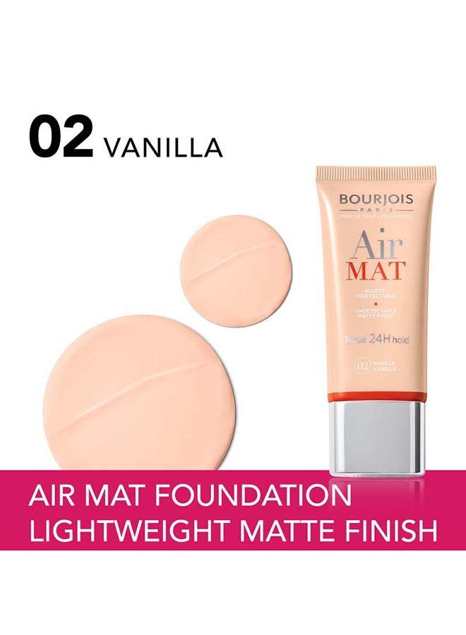 BOURJOIS PARIS Air Mat 24H Foundation 30 ml 02 Vanilla  - Image 3