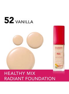 BOURJOIS PARIS Healthy Mix Anti-Fatigue Foundation 30 ml 52 Vanilla  - Image 2