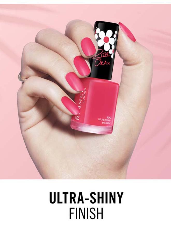 ريميل لندن طلاء أظافر يجف بمدة 60 ثانية من ريتا أورا 300 غلاستون بيري - Image 4