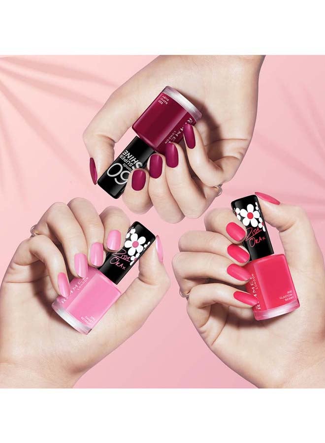 RIMMEL LONDON 60 Seconds Super Shine Nail Polish, 8 ml - 0.25 fl oz 270 Sweet Retreat - Image 5