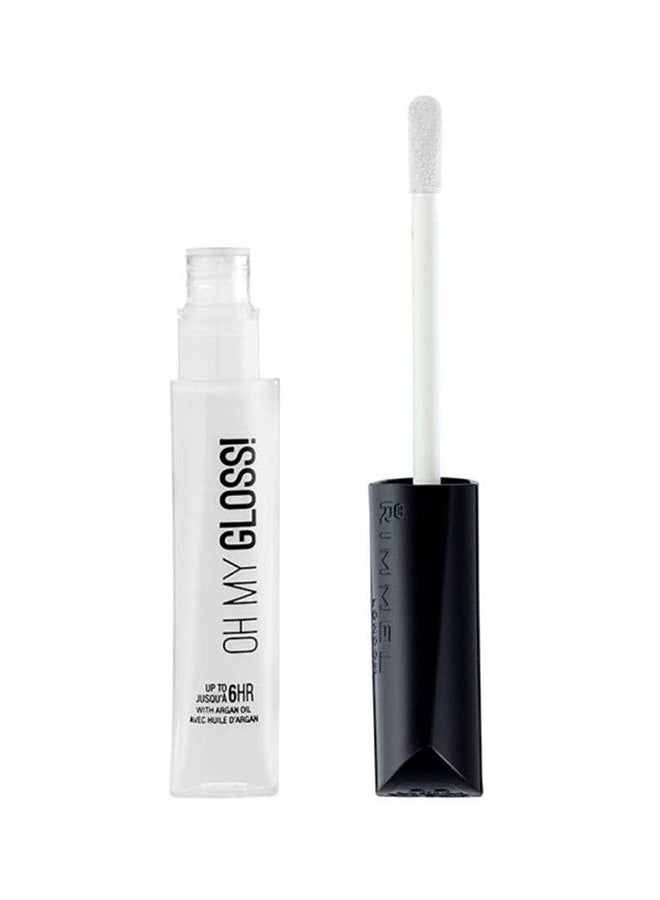RIMMEL LONDON - Oh My Gloss! Lip Gloss With Argan Oil 6.5 ml 800 Crystal Clear - Image 1