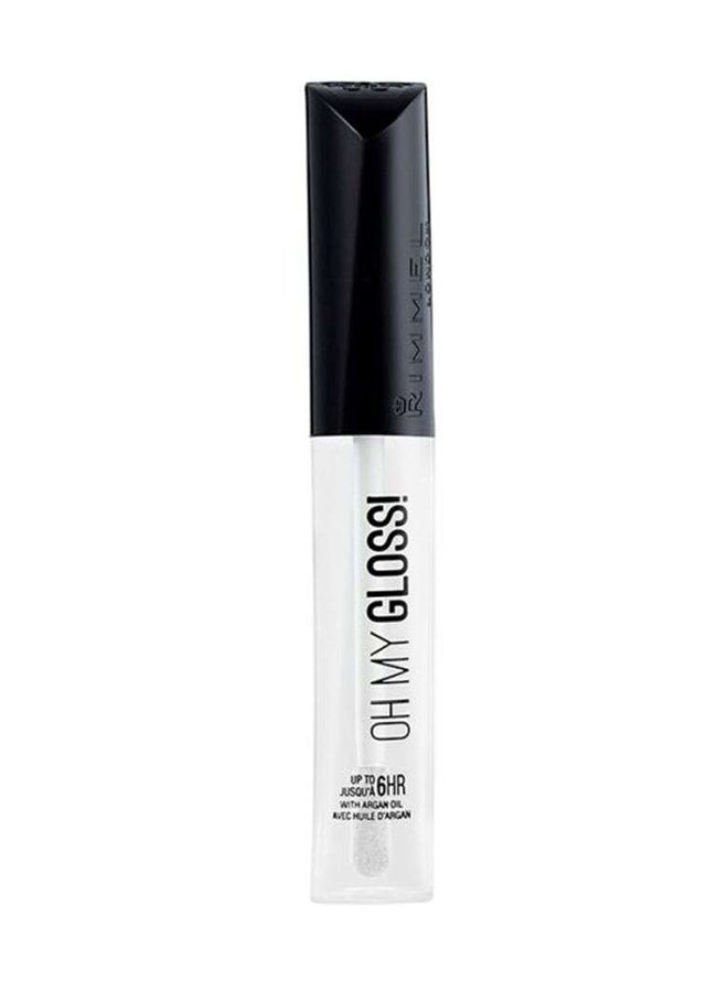 RIMMEL LONDON - Oh My Gloss! Lip Gloss With Argan Oil 6.5 ml 800 Crystal Clear - Image 1