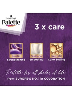 Palette Intensive Colour Cream 10-2, Ash Blonde 110ml  - Image 5