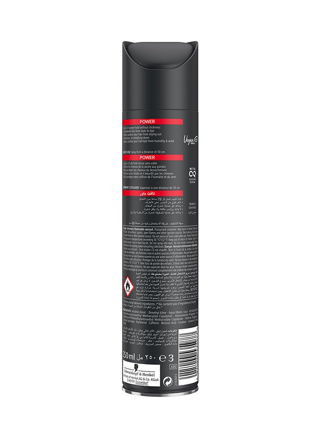 Taft Power Hair Lacquer 250ml - Image 3