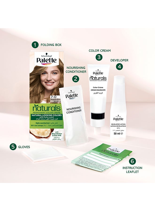 Palette Natural Permanent Cream Hair Colour 1-0, Black 110ml  - Image 4