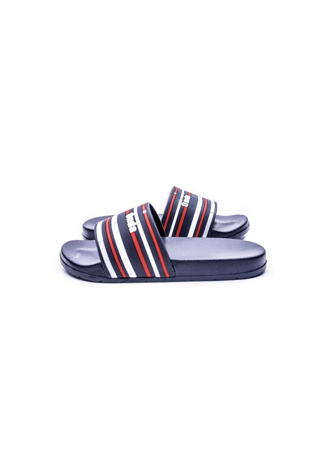 Onda Disney 2 Logo Printed Slip On Slides Black/Red  - Image 5