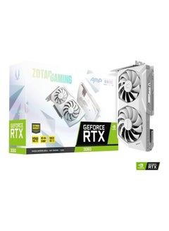 Gaming Geforce Rtx 3060 Amp Edition 12Gb Gddr6 192-Bit 15 Gbps Pci 4.0 Graphics Card Icestorm 2.0 Advanced Cooling White