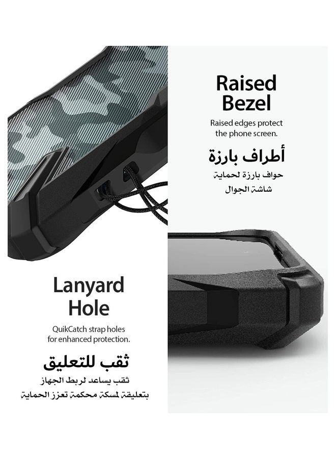 Ringke Galaxy A71 Case TPU And PC Cover Fusion-X Design Camo Black - Image 5
