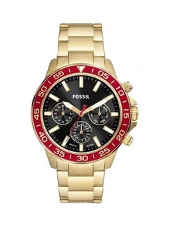 FOSSIL men Gold Tone Stainless Steel Wrist Watch  - Image 1