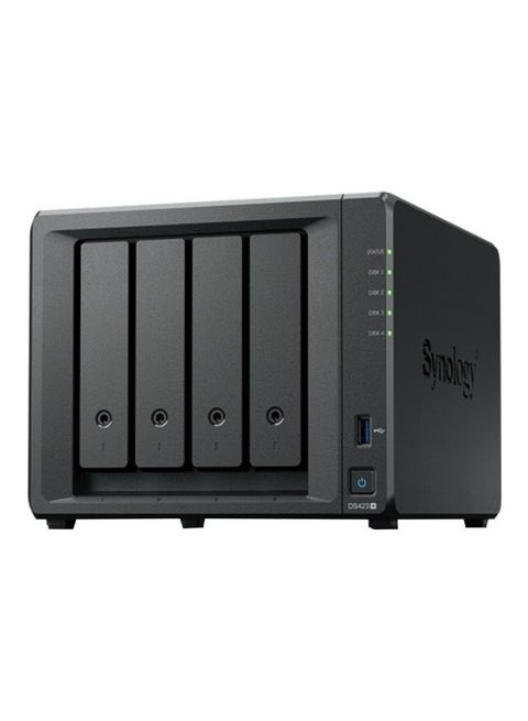 DiskStation DS423+ 4-Bay NAS Enclosure, Intel Celeron J4125 2.7GHz, 4 3.5"/2.5" Drive Bays, 2x RJ45 Lan Ports, 2x USB 3.2 Ports, DS423+ Black
