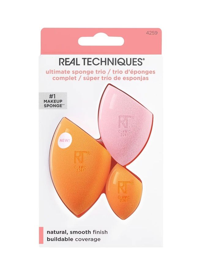 REAL TECHNIQUES Ultimate Sponge Trio Multicolour  - Image 2