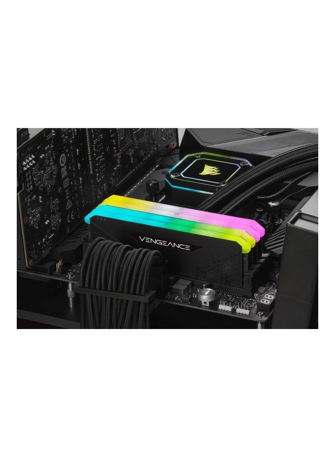 CORSAIR - Vengeance Rgb Rs 32Gb 2 X 16Gb Ddr4 Dram 3200Mhz C16 Memory Kit Black - Image 1