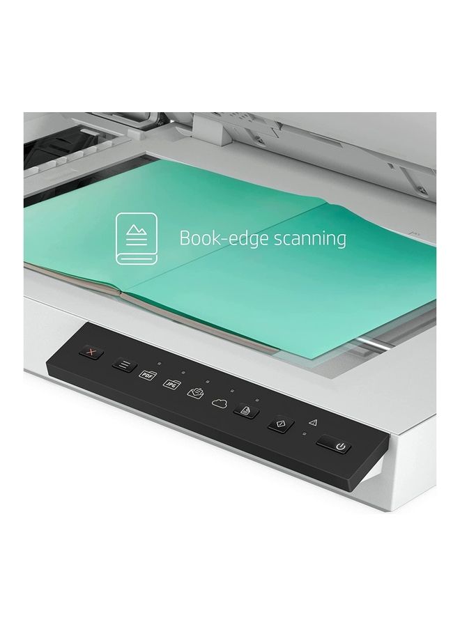 HP - Scan Jet Pro 3600 F1 Fast 2 Sided Scanning And Auto Document Feeder 20G06A White - Image 1