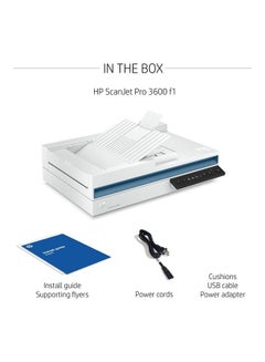 HP Scan Jet Pro 3600 F1 Fast 2 Sided Scanning And Auto Document Feeder 20G06A White  - Image 5