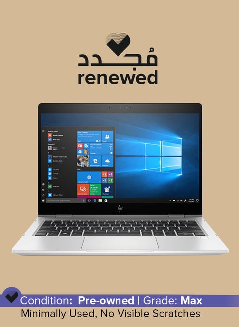 Renewed - Elitebook 830 G6 Laptop With 13-inch Display,Intel Core i5-8th Gen/8GB RAM/256GB SSD/Windows 10 English Silver