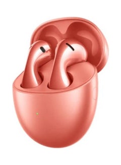 HUAWEI FreeBuds 5 Wireless Earbuds - Bluetooth Earphones with Noise Cancelling - Curved in Ear Headphones with Optimal Fit - Long Battery Life and Water Resistant - Hi-Res Certified Coral Orange  - Image 2