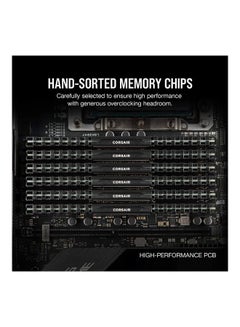 كورسير ذاكرة للكمبيوتر المكتبي فينجيانس ال بي اكس من كورساير، ذاكرة DDR4 بسعة 16 GB ( 2×8 GB) ذاكرة DDR4 3200 (بي سي4-25600) سي 16 وبقدرة 1.35 فولت - لون اسود موديل CMK16GX4M2E3200C16 أسود  - Image 3