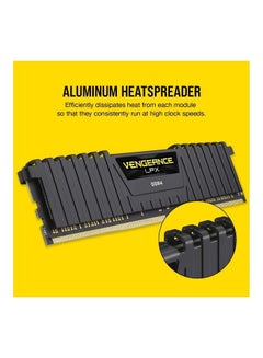 كورسير ذاكرة للكمبيوتر المكتبي فينجيانس ال بي اكس من كورساير، ذاكرة DDR4 بسعة 16 GB ( 2×8 GB) ذاكرة DDR4 3200 (بي سي4-25600) سي 16 وبقدرة 1.35 فولت - لون اسود موديل CMK16GX4M2E3200C16 أسود  - Image 4