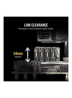 كورسير ذاكرة للكمبيوتر المكتبي فينجيانس ال بي اكس من كورساير، ذاكرة DDR4 بسعة 16 GB ( 2×8 GB) ذاكرة DDR4 3200 (بي سي4-25600) سي 16 وبقدرة 1.35 فولت - لون اسود موديل CMK16GX4M2E3200C16 أسود  - Image 5