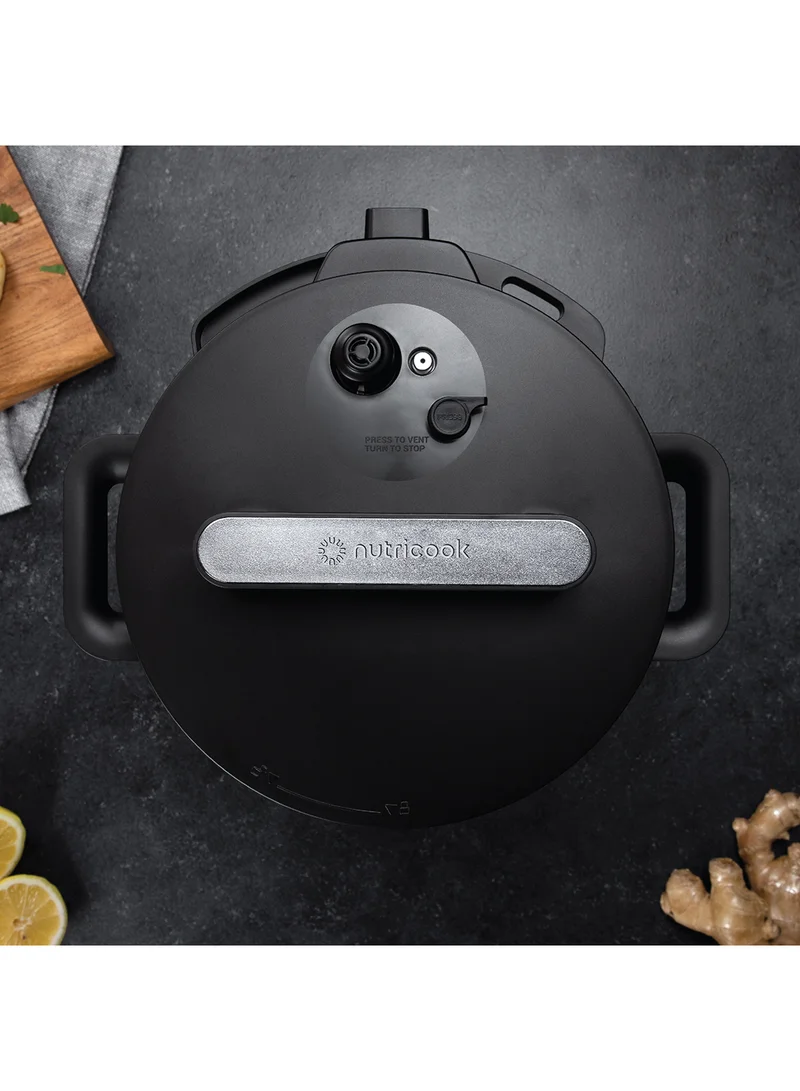 نيوتري كوك قدر طهي بالضغط ذكي متعدد الاستخدامات 9 في 1 8 L 1200 W SP208K أسود
