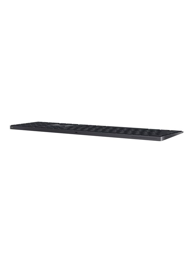 Magic Keyboard with Numeric Keypad: Wired, Wireless/Bluetooth, Rechargeable Multimedia Keys, Works with Mac, iPad, or iPhone – Arabic/English Space Grey
