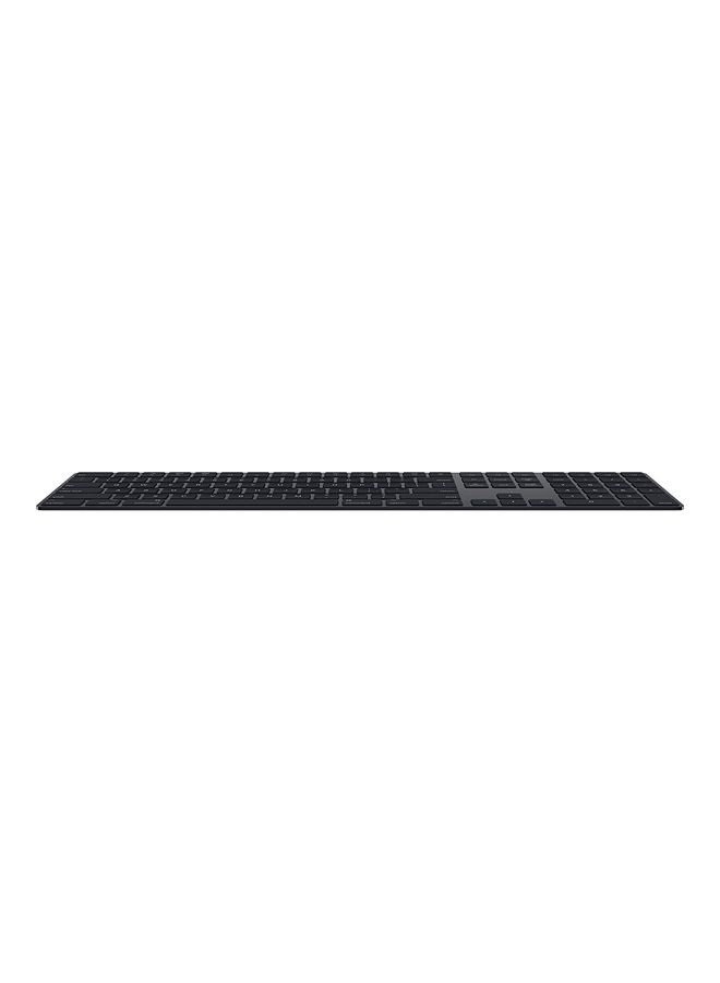 Magic Keyboard with Numeric Keypad: Wired, Wireless/Bluetooth, Rechargeable Multimedia Keys, Works with Mac, iPad, or iPhone – Arabic/English Space Grey