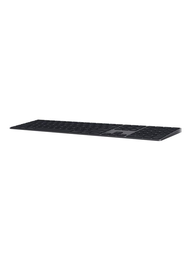 Magic Keyboard with Numeric Keypad: Wired, Wireless/Bluetooth, Rechargeable Multimedia Keys, Works with Mac, iPad, or iPhone – Arabic/English Space Grey