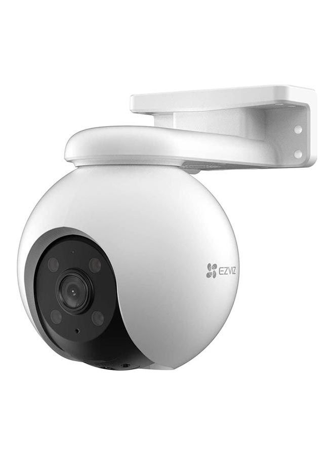 EZVIZ - H8 Pro 3K Pan & Tilt Wi-Fi Camera, 360° Panoramic Coverage, AI-Powered Human / Vehicle Shape Detection, Auto-Tracking, Active Defense with Siren and Strobe Light, Color Night Vision, Two-Way Talk, Supports MicroSD Cards (Up to 512 GB) & EZVIZ CloudPlay Storage - Image 1
