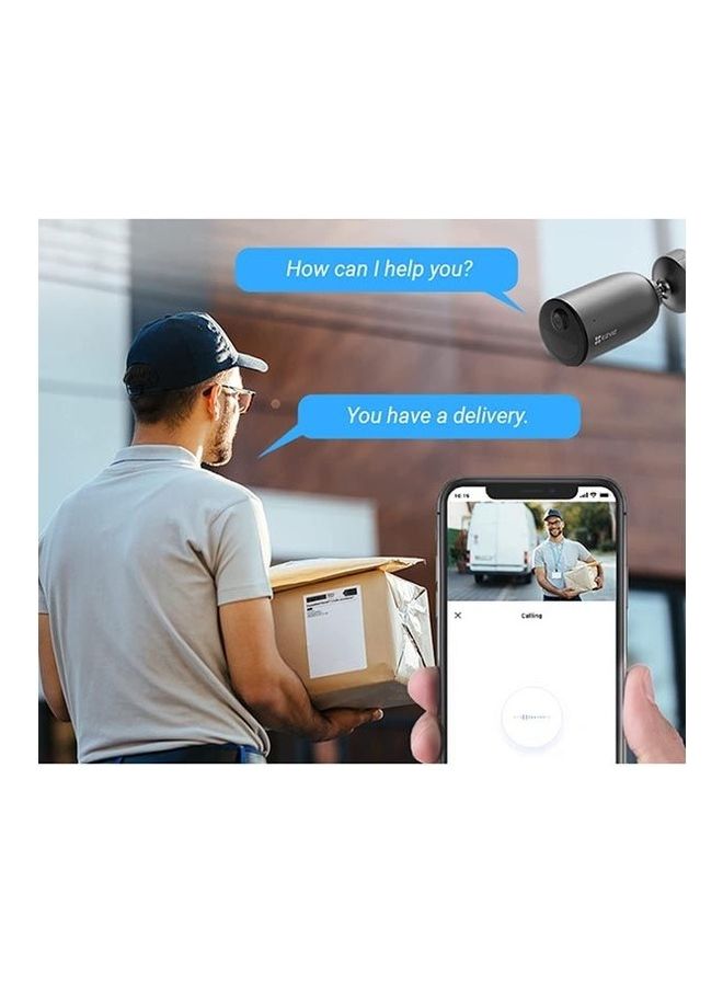 EZVIZ - Ezviz Eb3 2k standalone smart home battery camera with 2k resolution, smart human motion detection, color night vision, waterproof design, and long battery life - Image 1