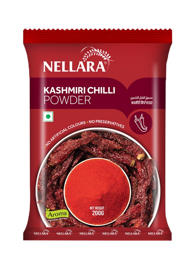 Nellara Kashmiri Chilly Powder 200grams  - Image 1
