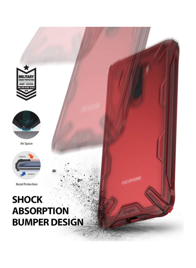 Xiaomi Pocophone F1 Poco F1 Case TPU And PC Cover Fusion X Design Ruby Red