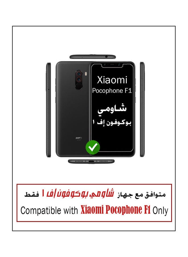 Xiaomi Pocophone F1 Poco F1 Case TPU And PC Cover Fusion X Design Ruby Red