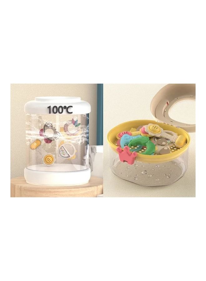 HUANGER Early Learning Cute Baby Teethers Rattles Set Baby Toys With Storage Box Baby Teether Toy - Image 5