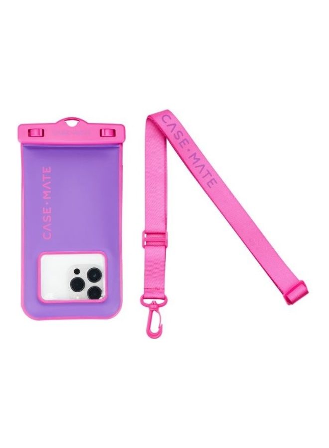 CASE-MATE Universal Waterproof Floating Phone Pouch Purple/Fuchsia - Image 3