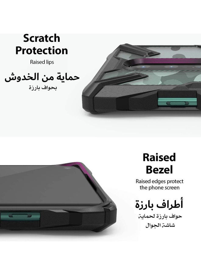 Ringke - OnePlus 8 Case TPU And PC Cover Fusion X Design Camo Black - Image 1