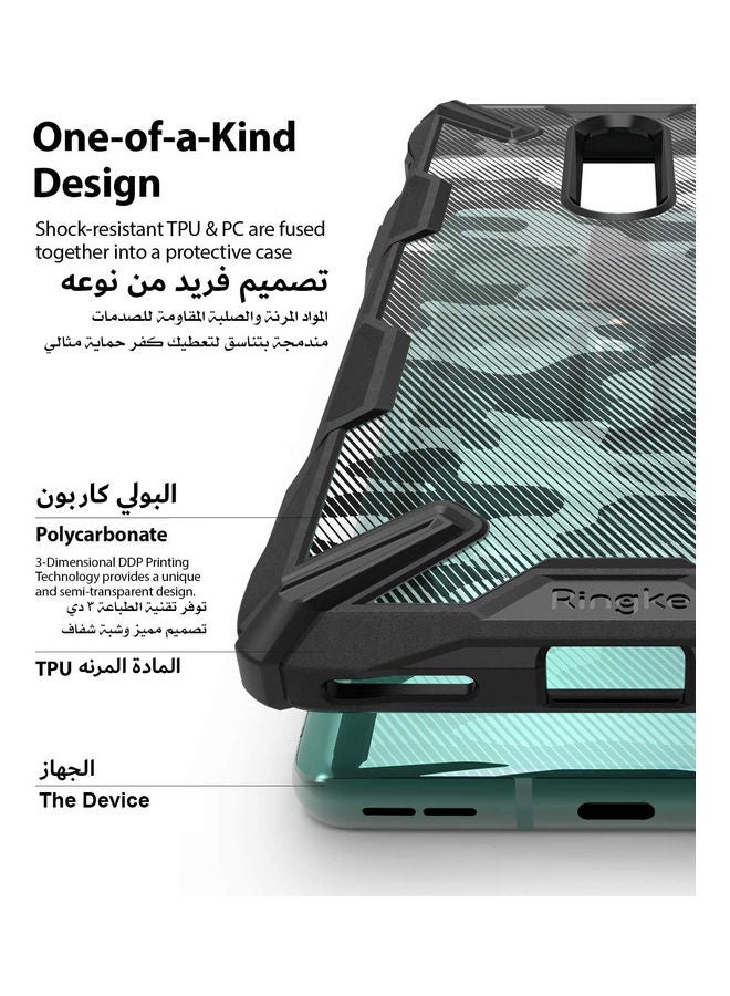 Ringke - OnePlus 8 Case TPU And PC Cover Fusion X Design Camo Black - Image 1