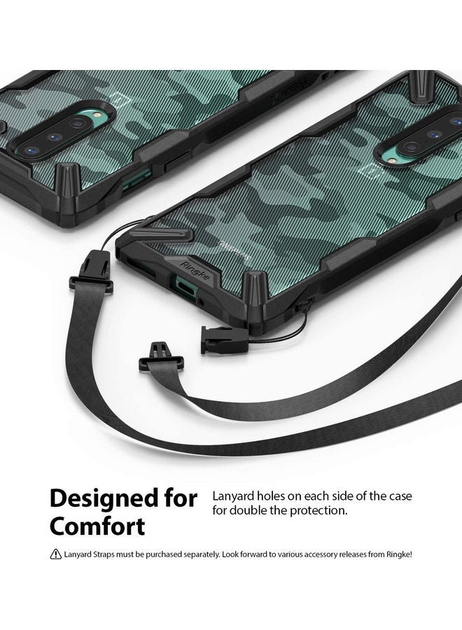 Ringke - OnePlus 8 Case TPU And PC Cover Fusion X Design Camo Black - Image 1