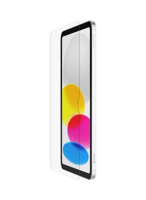 Screenforce Tempered Glass Screen Protector For iPad 10Th Generation - Apple Pencil Compatible, Edge-To-Edge Fit - Includes Easy Align Tray For Bubble-free Installation Clear